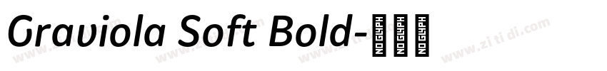 Graviola Soft Bold字体转换